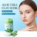 Maschera di fango in gel per la pulizia dei pori per pelli delicate SADOER Full English Aloe Vera 100 g_voghion.com