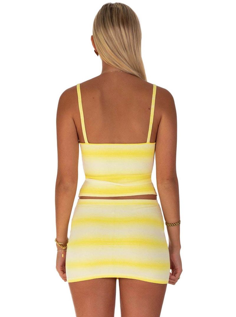 18001 Sommermode Casual Gestreiften Hüftrock Strap Tank Top Set Kleine Größe Segment S-L_voghion.com