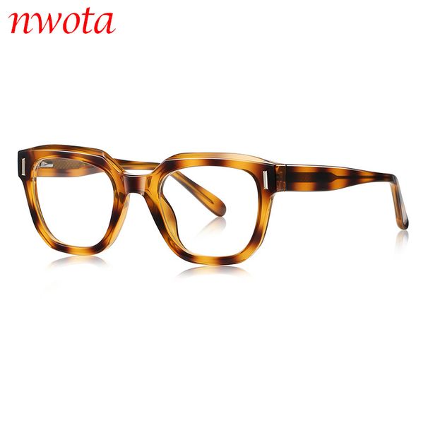 Nuovi occhiali da vista retrò semplici con montatura grande TR con inserto a molla_voghion.com