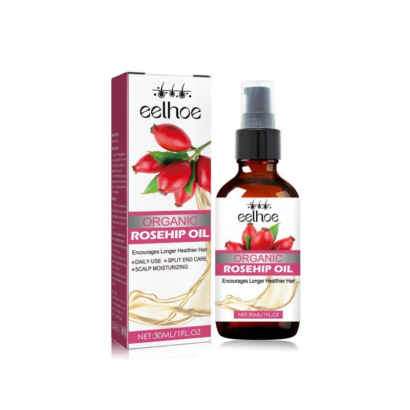 EELHOE rosehip oil for dense hair, nourishing and nourishing hair, relieving dryness, strengthening and thickening hair, preventing hair loss care_voghion.com