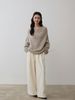 Minimalist Winter Soft Alpaca Wool Off-Shoulder Loose Knitted Sweater Fashion_voghion.com