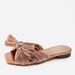 Women's Summer Outer Wear Flat Bottom Butterfly Knot Mesh Material Slip-on Sandals_voghion.com