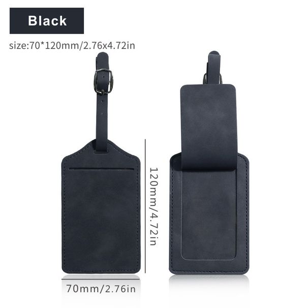 Premium Leather Passport Holder With RFID Blocking - Multi-functional Travel Document Organizer With Luggage Tag And Boarding Pass Slot_voghion.com