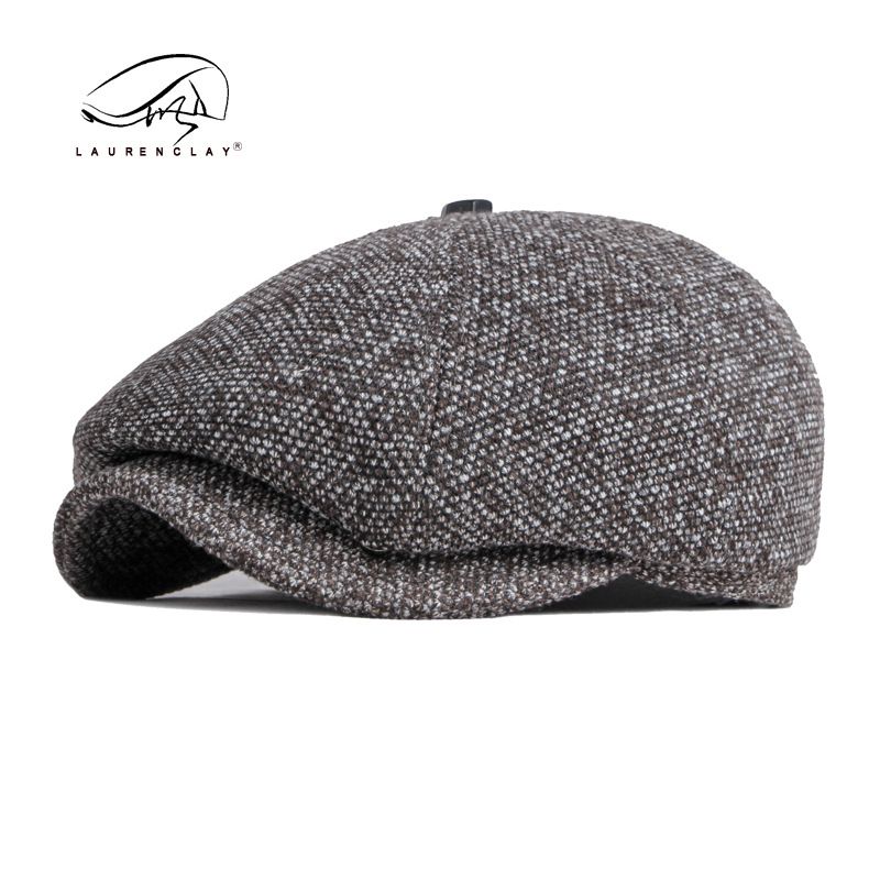 Chapéu octogonal masculino unissex, boina da moda britânica masculina, chapéu quente retrô de jornaleiro, tendência_voghion.com
