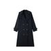 Herbstmode Vielseitig B Marke Alternative Britischer Stil Schlicht Elegant Slim Zweireihiger Trenchcoat_voghion.com