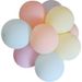 10 Zoll (25 cm) großer, 2,2 g schwerer Macaron-Ballon, matt, ideal für Geburtstagsfeiern, Hochzeiten und andere Veranstaltungen._voghion.com