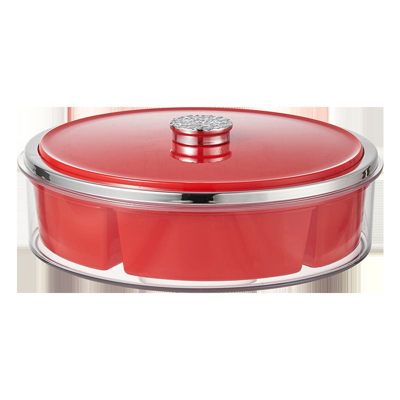 Light Luxury Home Living Room Atmospheric Separation High-end Tray, Nut Dried Box Storage Fruit Tray_voghion.com
