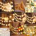 Whimsical Cloud & Star LED String Lights For Bedroom, Camping, Party Decor – USB/Battery Powered, Warm White & Multicolor Options"_voghion.com