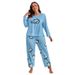 Mode Herbst und Winter Damen große Größe Casual Loungewear Pyjamas Frauen_voghion.com