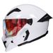 3C-Certified Full-Face Motorcycle Helmet – Dual Visor (Clear/Tinted/Chrome), ABS Shell, 8 Colorways & 4 Sizes For Urban Commuters_voghion.com