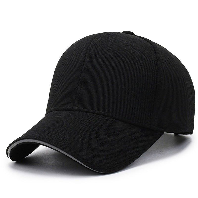 Men's Hard Top Baseball Cap - Korean Fashion Style, Solid Color Lightweight Design For Outdoor Fishing & Daily Wear, UPF50+ Sun Protection_voghion.com