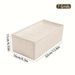 Foldable Fabric Underwear Storage Box For Bras And Socks Drawer Organizer Wardrobe Closet Organizing Box_voghion.com