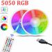 Bande lumineuse LED USB 1-20 m 5050 RGB, lumière blanche multicolore changeante, TV Royaume-Uni_voghion.com