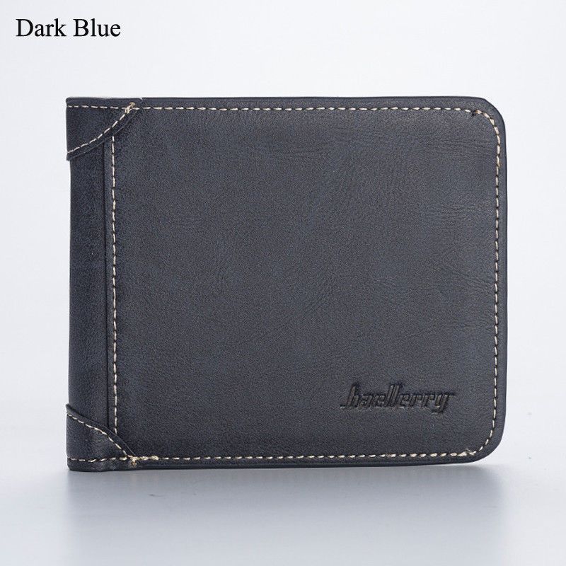 Portemonnee voor heren Opvouwbare kleine geldportemonnees Lederen portemonnee Luxe Billfold Hipster Koeienhuid Creditcard- / ID-houders_voghion.com