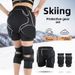Ski Protective Gear Hip Guard Knee Thickened Pad Anti-Fall Beginner Inner Wear Tailbone Protection Sticker_voghion.com