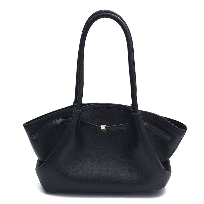 Women's Bags Large Capacity Tote Bag For Women Autumn And Winter New Commuting Lazy Style Pu Vegetable Basket Shoulder Bag Large Dumpling Bag_voghion.com