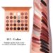 Lidschatten MAFFICK 30 Farben Lidschattenpalette Make-up Matte Perlglanz Aufhellende Palette Langlebige Mehrfarbige Integrierte Palette_voghion.com
