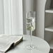 Yunqi INS Style Tall Cocktail Flat Square Champagne Glass Fruit Wine Tipsy Sparkling Water Cup_voghion.com