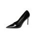 97035-1 Stiletto French Style Shallow Mouth New Simple Pointed Toe Versatile High Heels For Women_voghion.com