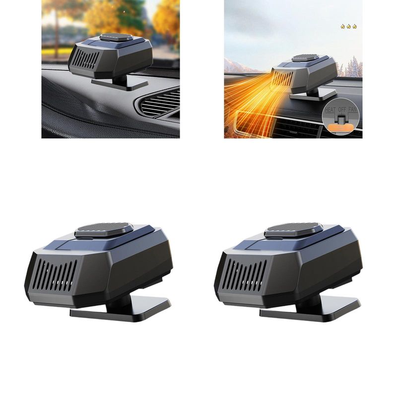 Car Heater Portable Demister for Driver Men Women Defrost and Deing_voghion.com