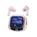 Hook-On Earphones Hook-On Earphones Screen Bluetooth Headset Air Max Fully Transparent Digital Display Multi Function Battery Life Computer Headset_voghion.com