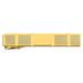 Kelly Waters Gold-plated Facet Cut Patterned Tie Bar_voghion.com