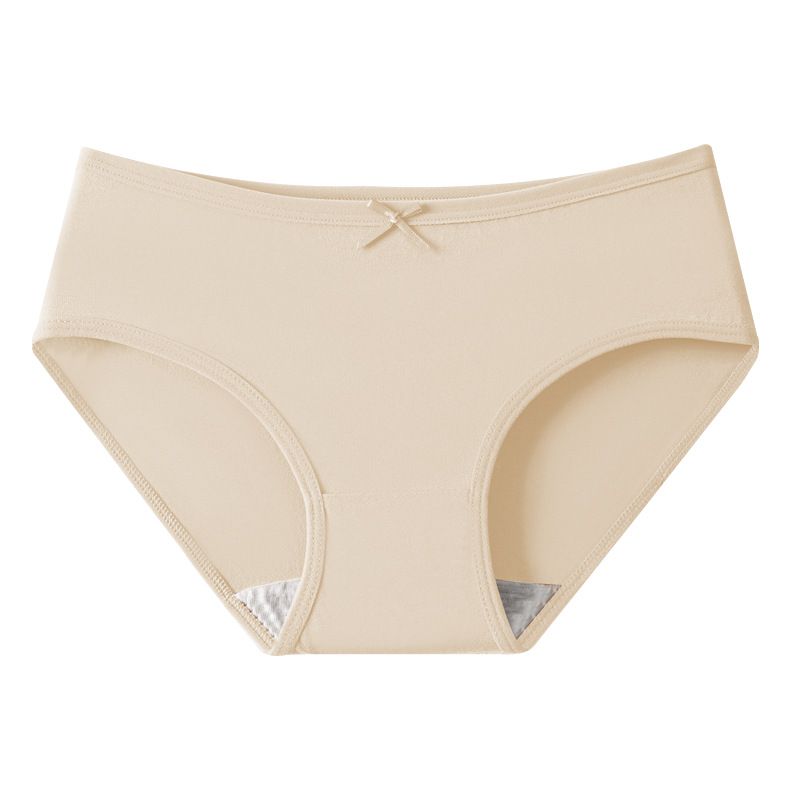 Intimo da donna con etichetta Maillard, colore: ragazze, vita media, in cotone, carino, slip con fiocco senza cuciture per studenti_voghion.com