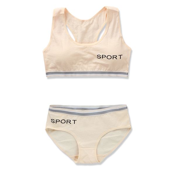 Mädchen-BH-Set aus Baumwolle, Sport-Unterwäsche für Mädchen, Weste, Schülerinnen der Mittelstufe, Grundschülerinnen, 9-16 Jahre, 10_voghion.com