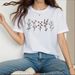 Damenbekleidung, Damen-T-Shirt mit Blumendruck, modisch und lässig, geeignet für draußen, zu Hause und auf Partys_voghion.com
