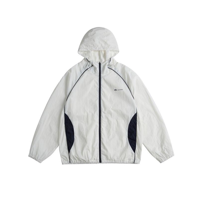 Unbeatable Quality RUIENRS X BUILT TO Last 2025 Summer New Three Color Contrast Hooded Sunscreen Robe FS01_voghion.com