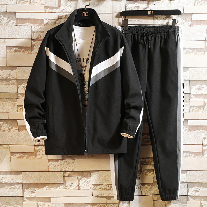 Men's Spring And Autumn Trend Casual Blazer Set_voghion.com