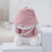 Plush Rabbit Adorable Keychain With Soft Velvet Hat Cute Backpack Decoration For Girls_voghion.com