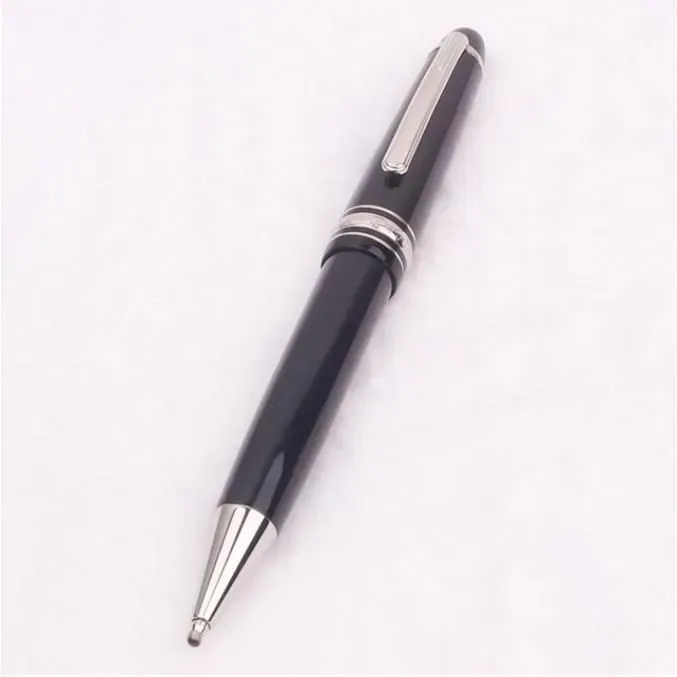 ingrosso all'ingrosso all'ingrosso penna a sfera Platinum Line M con cappuccio girevole e stella fine in resina nera con numero di serie_voghion.com