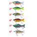 Isca isca multi seção isca de peixe 15,6g/10cm seção isca dura simulação isca equipamento de pesca_voghion.com