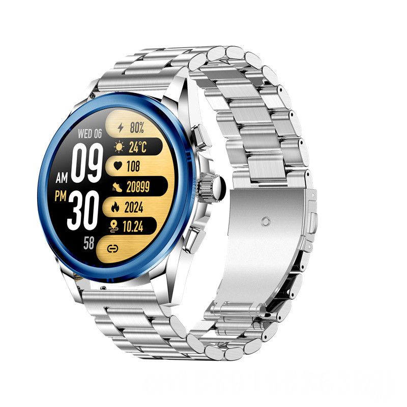 Men's Smart Watch 1.43inch Amoled HD Screen Bluetooth Call Music Player Health Monitoring Digital Crown Men Business Smartwatch_voghion.com