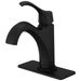 Single Handle Single Hole Farmhouse Bathroom Faucet Bathroom Drip-Free Vanity RV Sink Faucet In Matte Black_voghion.com
