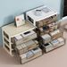 Schubladenbox Desktop-Büro Schreibtisch-Organizer Sonstiges Schreibwarenregal Studentenwohnheim Lagerbehälter_voghion.com