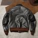 Tailor Brando Great Escape A2 Classic Vintage Aviator Jacket Hard Horsehide Men's Short Genuine Leather Jacket_voghion.com