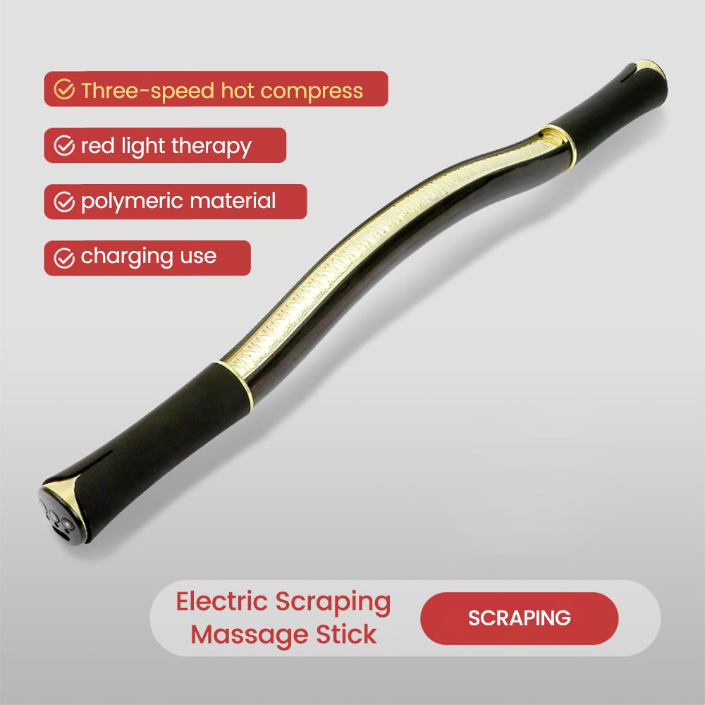 Bianstone masažo lazdelė, elektrinis guaša, vibruojantis masažas, infraraudonųjų spindulių šilumos terapija, meridianų grandymas, akupunktūros masažas, lieknas kūnas_voghion.com