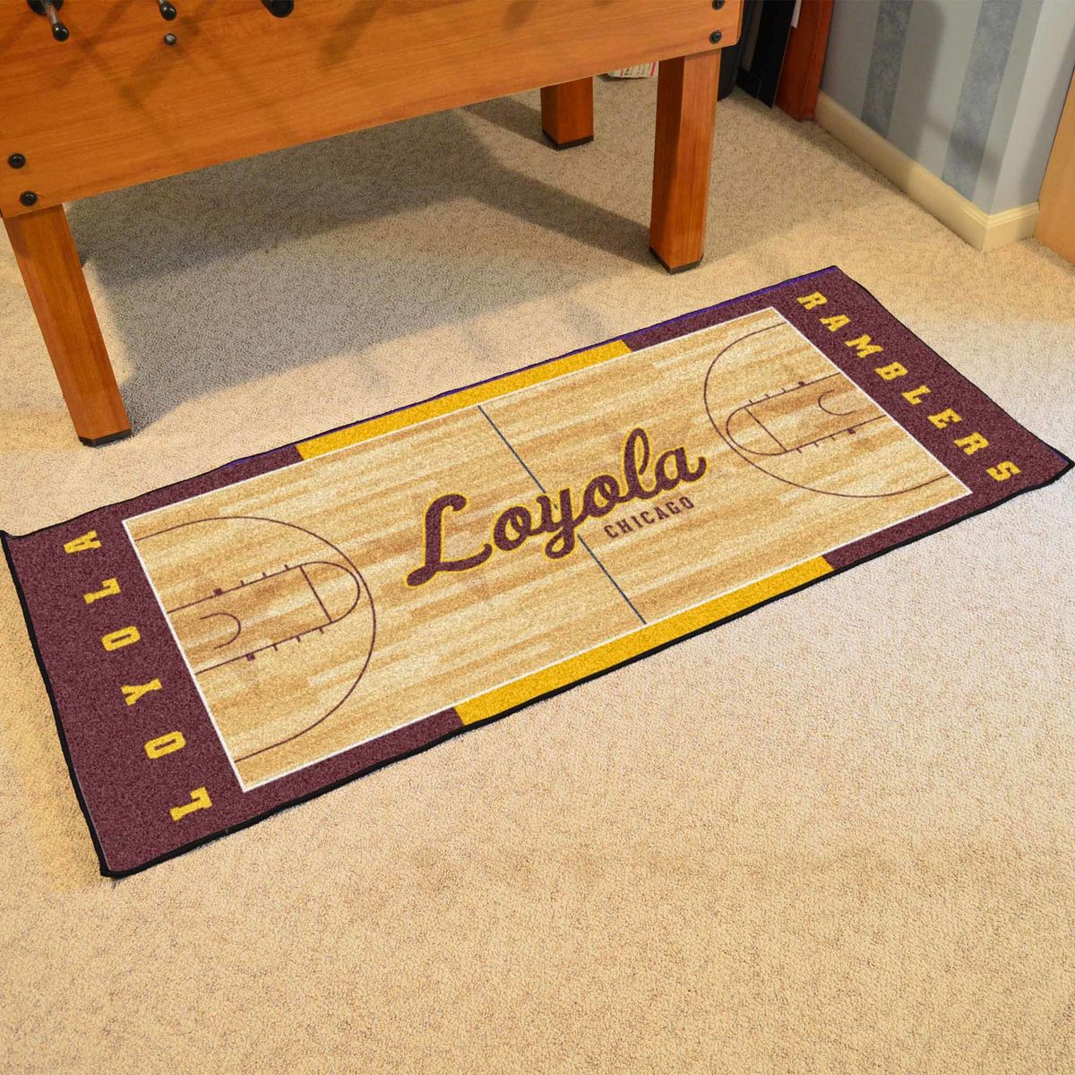 Loyola University Chicago NCAA Basketball Runner 30"x72"_voghion.com