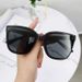 New Style Unisex Korean Version Square Frame Trendy Driver Driving UV Protection Sunglasses_voghion.com