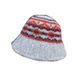 Cappello da pescatore in maglia stile Fair Isle autunno inverno 2025 per donna, caldo cappello da pescatore in peluche con protezione per le orecchie_voghion.com