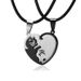 New Titanium Steel Necklace Cat Couple Sweater Chain Women's Chain Accessories Men's Pendant Hip Hop Accessories_voghion.com