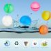 Quick Fill Water Splash Balls - 12PCS Reusable Self-Sealing Silicone Water Bombs, Perfect For Outdoor Water Games & Summer Parties (Kids 4-12)_voghion.com
