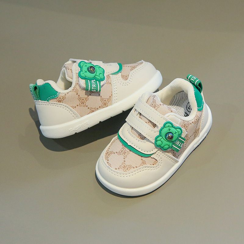 Children's Spring and Autumn New Girls' Breathable Casual Boys' Soft Sole Anti slip Sports Little Baby Walking Shoes_voghion.com