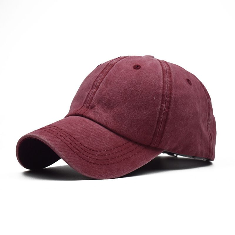 Șapcă de baseball pentru bărbați, din bumbac pur spălat, cu bord luminos, culoare solidă, pentru părinți și copii, pentru adulți și copii_voghion.com