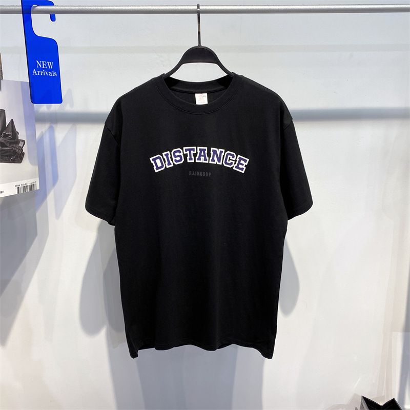 Hommes été nouveau à manches courtes B lettre imprimé lâche couple T-shirt blanc jeunesse hommes T-shirt couple B2DAC571B_voghion.com