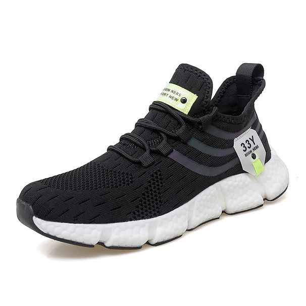 Men's shoes popcorn men's and women's breathable casual mesh shoes high elastic shock-absorbing soft bottom couple jogging shoes sports shoes_voghion.com