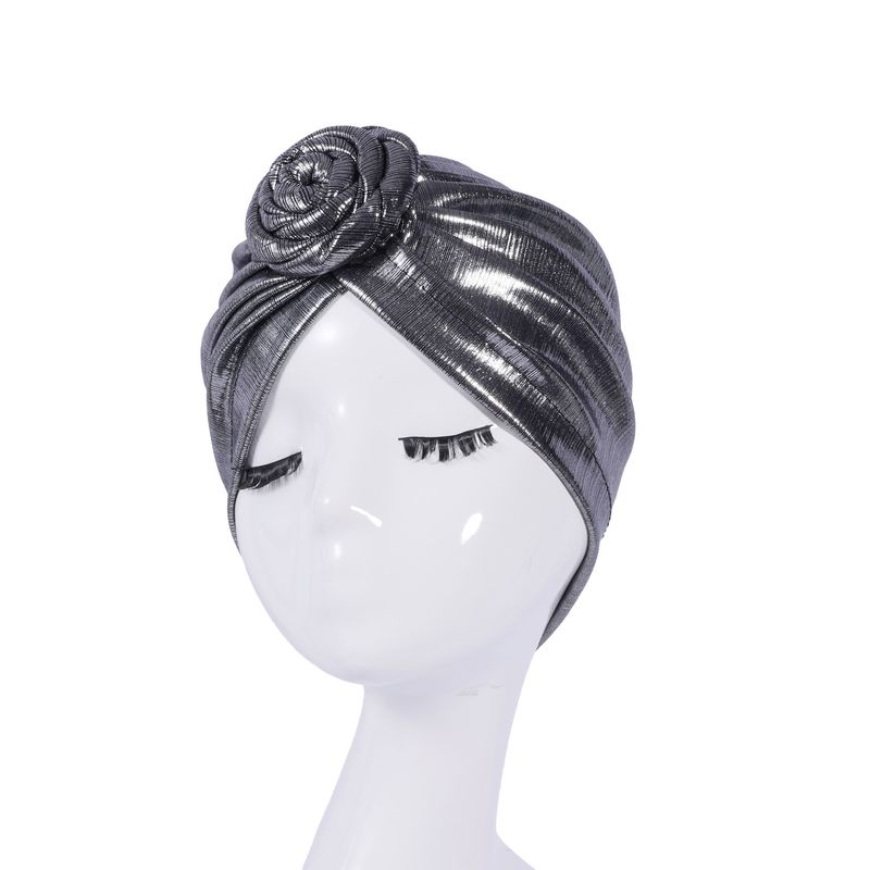 Ladies' Headscarf GOLDEN BLOOM - Embroidered Turban Hat (Ethnic Elegance, Fashion Trends, Hot Seller)_voghion.com