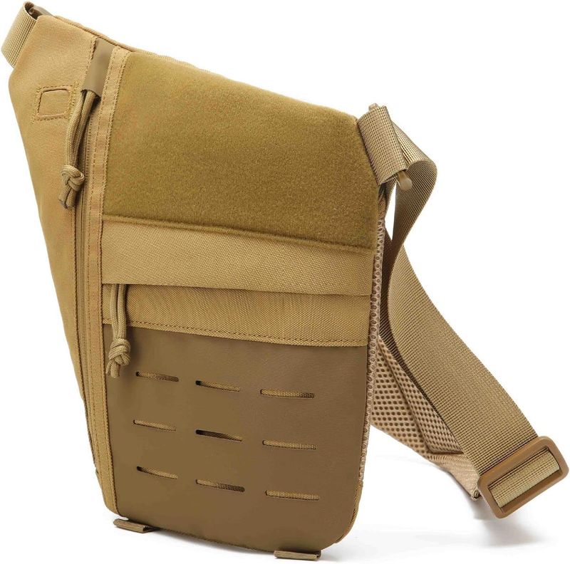 Geantă tactică de umăr cu un singur material Oxford, geantă antifurt, geantă de piept crossbody, geantă tactică invizibilă pentru bărbați_voghion.com